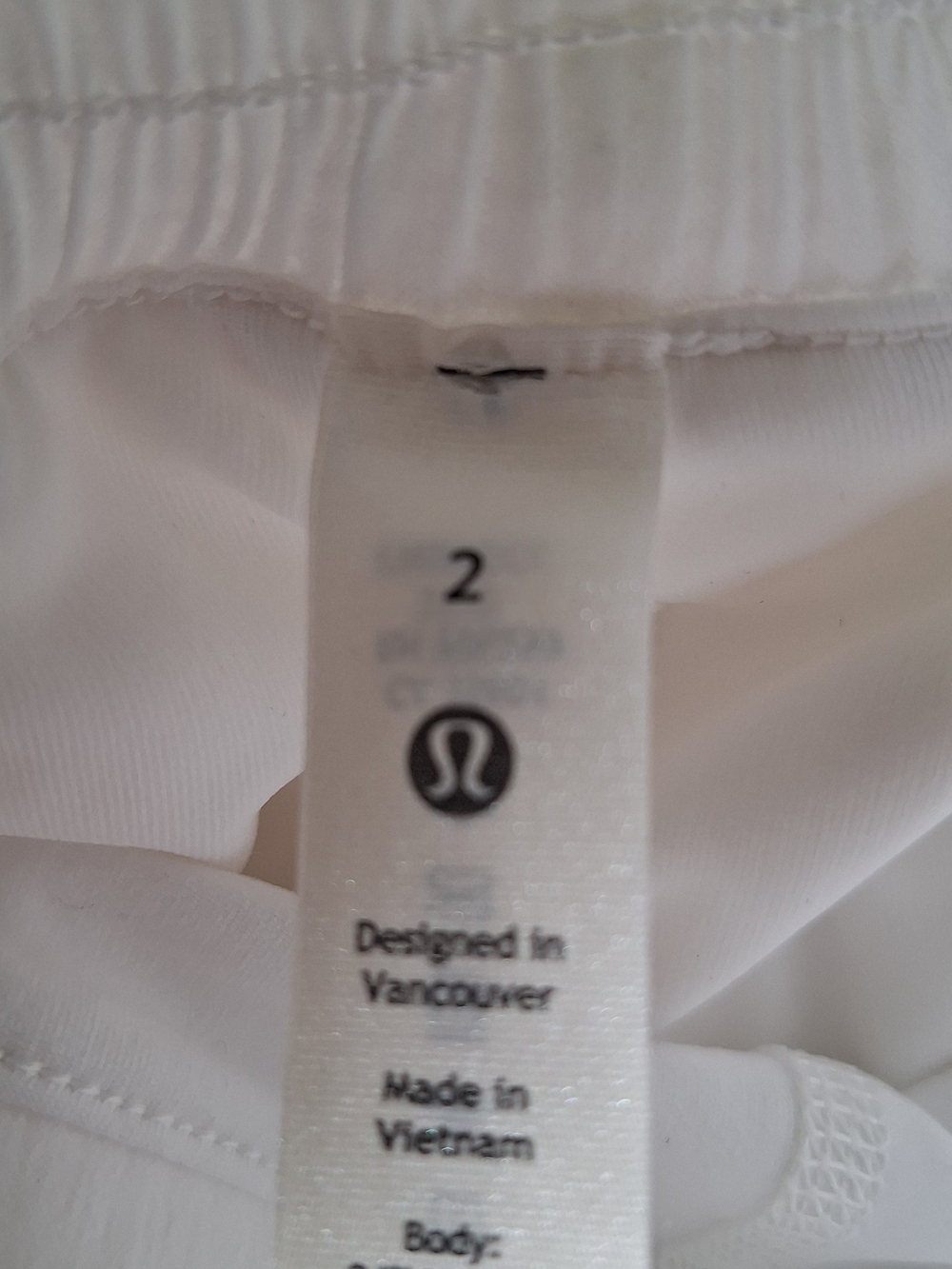 Lululemon White Athletic Skort - Size 2
